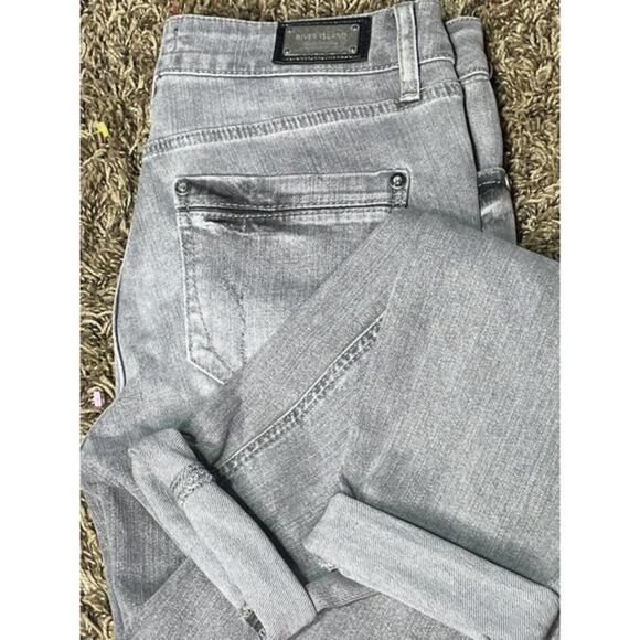 River Island‎ New With Tags jeans Womens Size 10R Inseam 24 - Picture 6 of 8